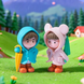 Фигурки детей в дождевиках 5.3 х 2.9 поштучно для мини-сада и флорариума 150 фото 3