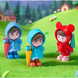 Фигурки детей в дождевиках 5.3 х 2.9 поштучно для мини-сада и флорариума 150 фото 6