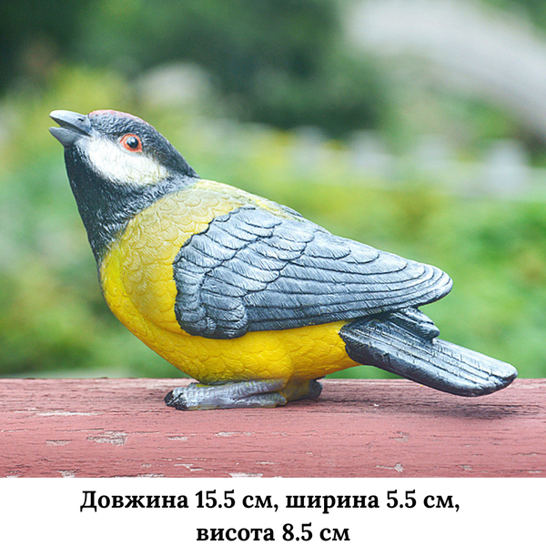 Садовые фигурки Пара синиц 15.5 х 8.5 см из полистона 119 фото