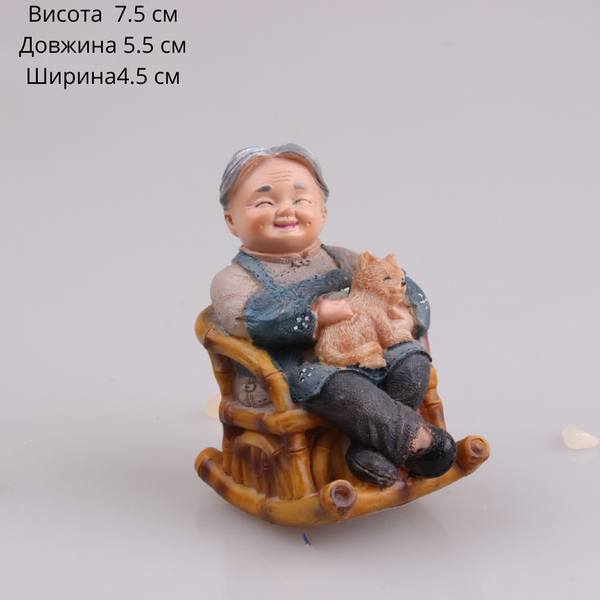 Фигурки Бабушка и Дедушка 7.5 х 5.5 см Бабушка 2370 фото