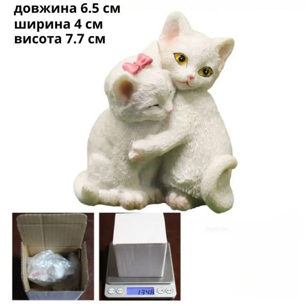 Декоративні фігурки пара Котиків для мініатюри, моделювання, інтер'єрних композицій, флораріуму 271 фото