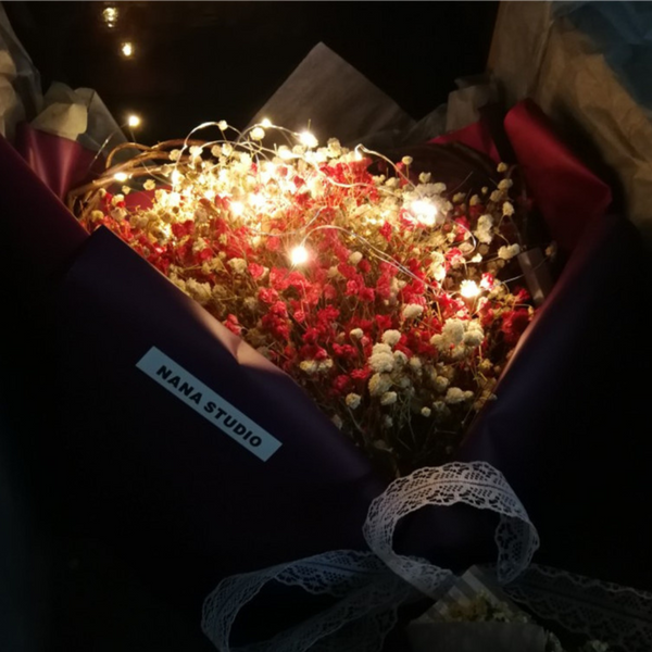 Світлодіодна гірлянда 2 м 20 лампочок Тепле світло на батарейках 2435 фото