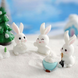 Новогоднихе фигурки Зайчик для флорариума, мини-сада, микроландшафта 12 фігурок 2405 фото 2